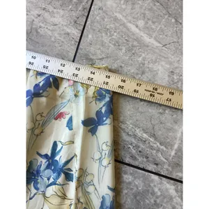 Tuckernuck Cosmos Floral Mallory Skirt Large Snowberry Blue Pink Cream Midi New thumbnail 2