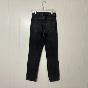 AGOLDE 90s Jean High Rise Distressed Straight Leg Jeans Washed Black Size 24 thumbnail 10