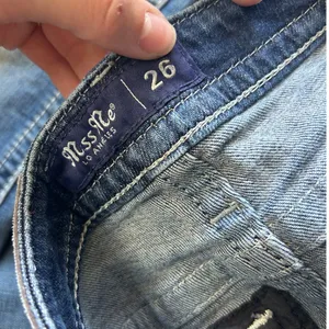 Miss Me Western Skull Horseshoe Bootcut Jeans 26 Y2K Embellished thumbnail 3