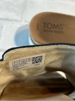 Tom’s Black Platform Slide Sandals - size 8 thumbnail 8