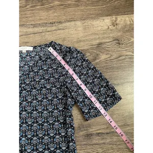 EUC Womens LOFT Blouse Short Sleeve V-neck Lightweight Size‎ XS thumbnail 6