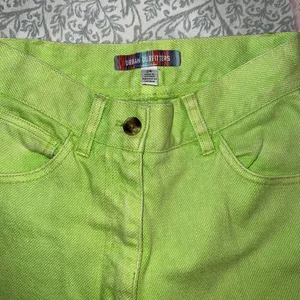 Urban outfitters lime pants wide leg baggy fit jeans size 24 thumbnail 3