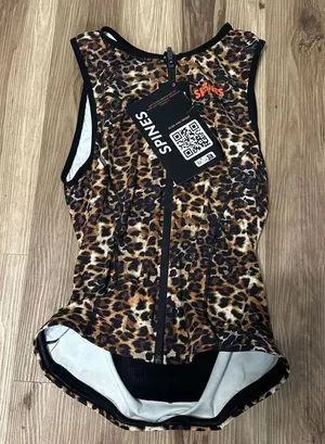 Spines back protector full zip athletic L cycling snowboard vest thumbnail 1