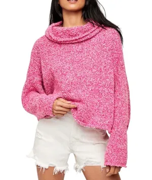 Free People Final Price ✨  Pink BFF Sweater thumbnail 2