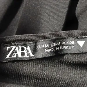 Zara Bodysuit Top Medium Black Fairy Balletcore Dark Romantic Whimsigoth Blouse thumbnail 8