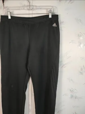 Adidas Black Athletic Pants L thumbnail 2