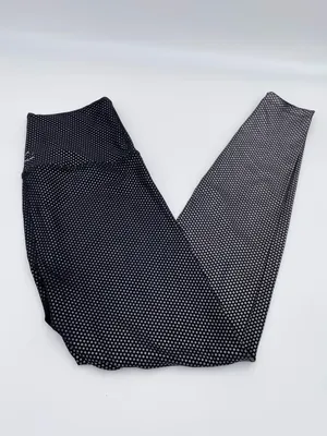 Beyond Yoga Spot On High Waisted Midi Leggings Size Medium Black Metallic Foil thumbnail 4