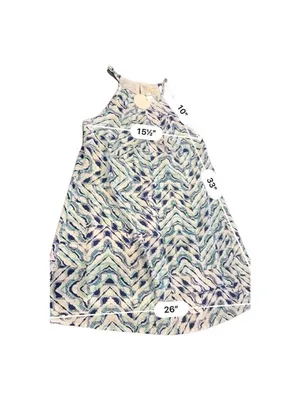 NWT En Creme Geometric Halter Shift Dress Size S thumbnail 7