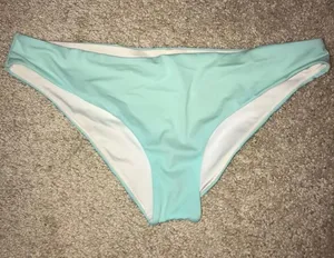 PINK - Victoria's Secret Mint Green Bathing Suit Bottoms thumbnail 1