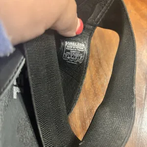 Sorel Ella II Sandals Women's Size 10 Black Leather Elastic Strap Espadrille‎ thumbnail 8