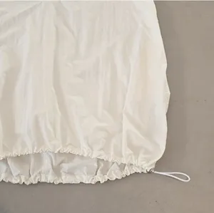NWT! Zara White Nylon Balloon Hooded Dress thumbnail 7