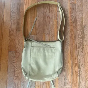 tan vintage cream lucky brand leather purse thumbnail 8