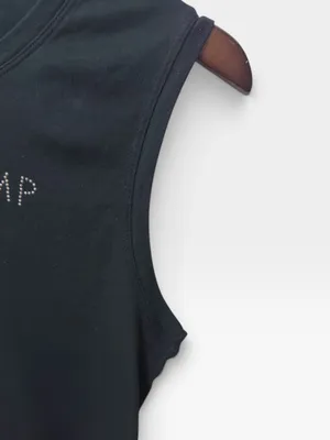 Nike | NWOT Black 'Swim Champ' Sleeveless Crop Muscle Tank Top (size S) thumbnail 4