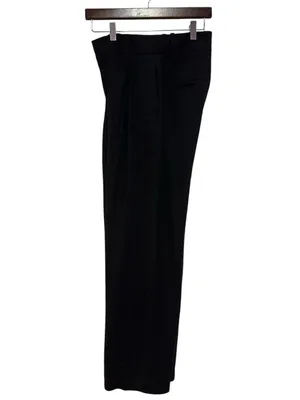 Vince black high rise waist career office business casual trouser pants 2 thumbnail 4