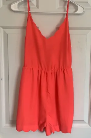 Coral Altar’d State Romper thumbnail 1