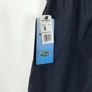 NWT Womens Size Medium New Balance Navy Blue Stretch Waist Athletic Shorts thumbnail 3