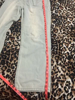 Classic High-Rise Wide-Leg Women's Jeans in Light Sage thumbnail 3