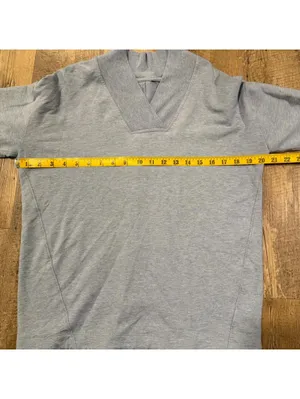 Athleta Clarity V-Neck Sweatshirt Blue thumbnail 5