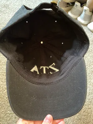 Stitched Zeta Baseball Hat Black thumbnail 3