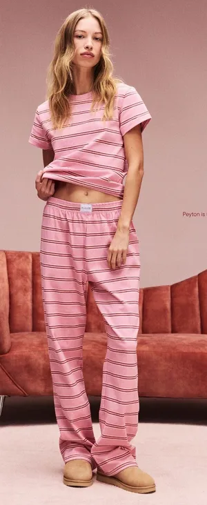 PARKE Sweetheart Striped Cotton Boxer Pants thumbnail 1