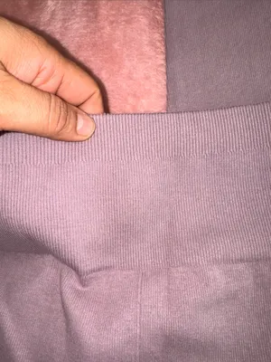 Everlane Lavender Ribbed High-Waist Leggings thumbnail 9