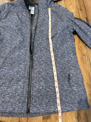 Boeing Hooded Winter Jacket Woman’s Size Small Blue thumbnail 7