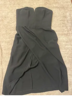 Amanda Uprichard black strapless dress size medium thumbnail 2