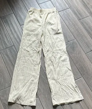 Women's Cream Pants Yellow thumbnail 1