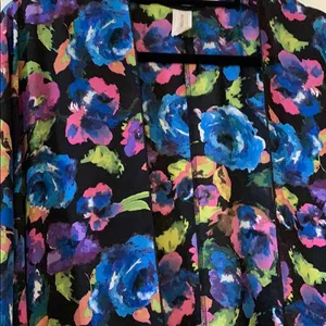 Floral flows cardigan Size L thumbnail 2