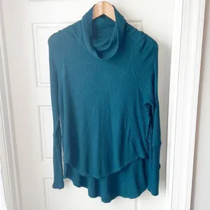 Free People We the Free Kristina drippy thermal in jade thumbnail 2