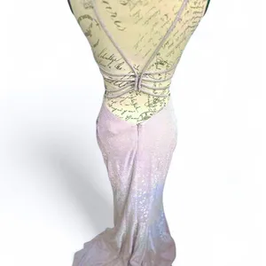 Clarisse Purple - Silver Pink Evening Gown NWT 2 thumbnail 8