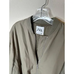 Zara oversized cloth bomber -medium‎ thumbnail 2