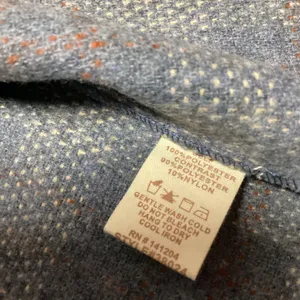 Hem and Thread Blue And Tan Plaid corduroy and twill shacket. Size Large thumbnail 10