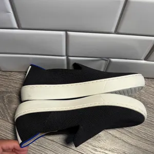 Rothy's‎ The Original Slip On Black Knit Sneakers Women's Size 5.5 thumbnail 9