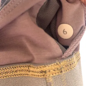 Lululemon Energy Bra Pink Charcoal Grey Striped Medium Support Size 6 thumbnail 5