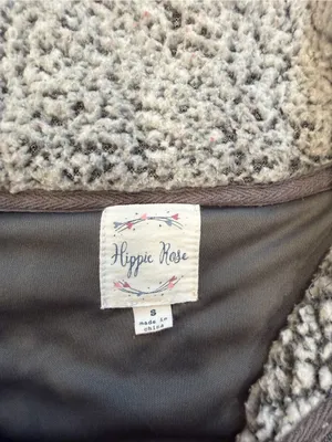 Women’s Gray Hippie Rose Half-Zip Pullover Fleece thumbnail 8