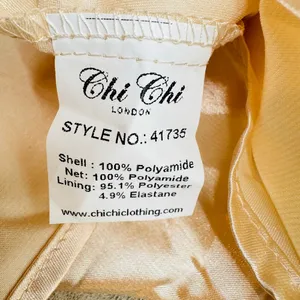 Sheer Gold Lace Overlay Formal Dress Sweetheart Neckline Victorian Regency Sz 2 thumbnail 10