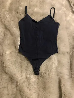 Everlane Cami” Bodysuit Black Small thumbnail 2