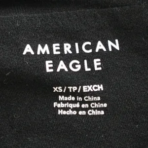 American Eagle Black Pull-On Low Rise Mini Skort Skirt w/ Shorts Size XS thumbnail 5