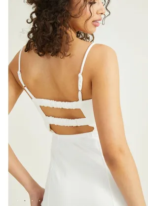 NWT Altar’d State Avery Open Back White Dress thumbnail 2