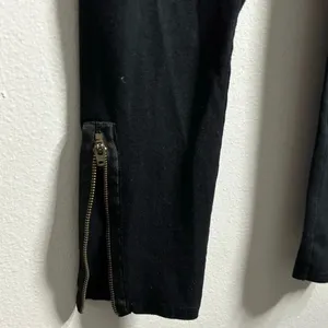 American Eagle Women‎ Black Hi-Rise Standard Leggings Pants Size Small thumbnail 4