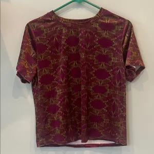 Floral Patterned Women's Top velvet savage Fenty small thumbnail 1