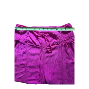 Hot pink bell bottoms hippie boho pants Medium thumbnail 9