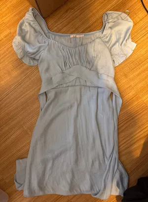 Francesca's Blue Mini Dress thumbnail 1