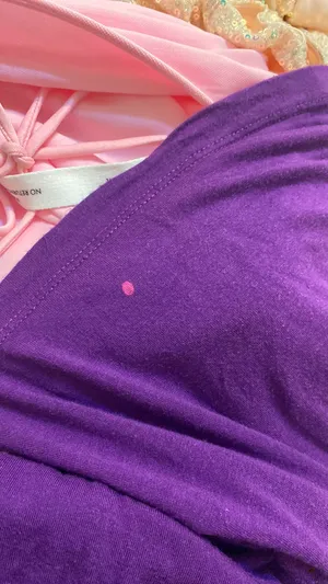 Vintage Midi Strapless Purple Dress thumbnail 3