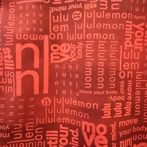 LULULEMON Power Pivot Everlux Tank Top in Lululemon Logo‎ Ombre Red size 10 thumbnail 5