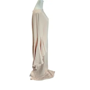 Sposa Bella Blush Pink Bell Sleeve Formal Gown Maxi Dress Womens M thumbnail 3