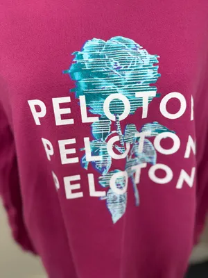 Peloton Rose Logo Pink Sweatshirt Size Small thumbnail 2