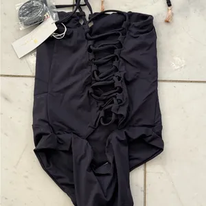 Spiritual Gangster Black One Piece Swimsuit thumbnail 3