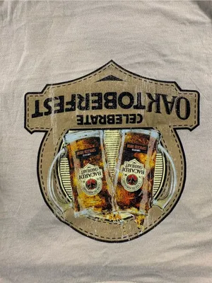 Bacardi Oakheart Oaktoberfest Women’s M Graphic T Shirt Spiced Rum Promo Tee thumbnail 6